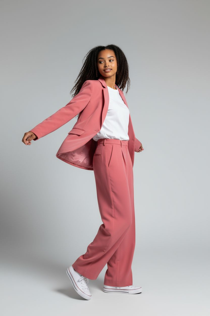 Veston rose ICHI de costume version 3