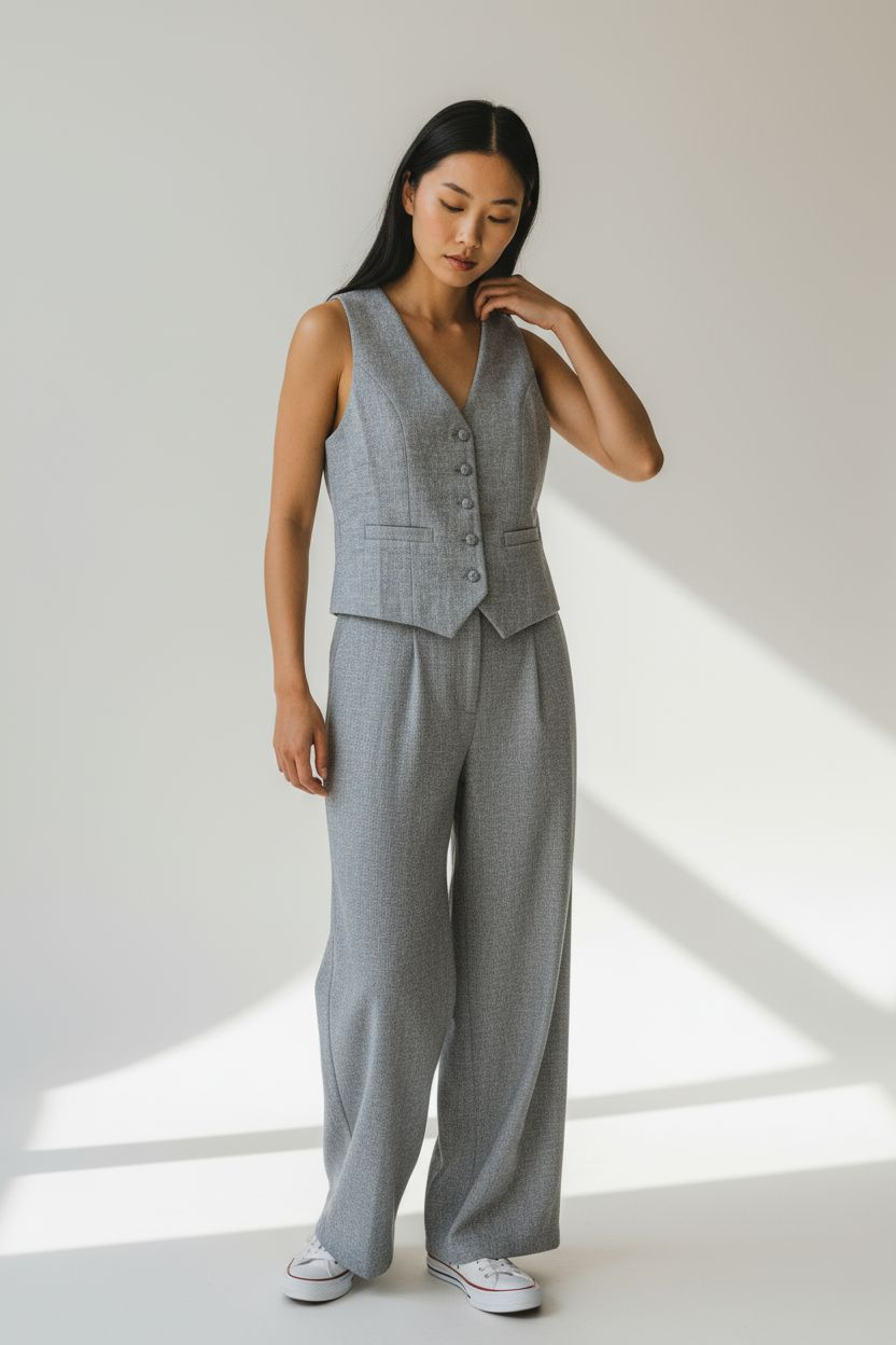 Pantalon en laine bleu Molly Bracken version 2