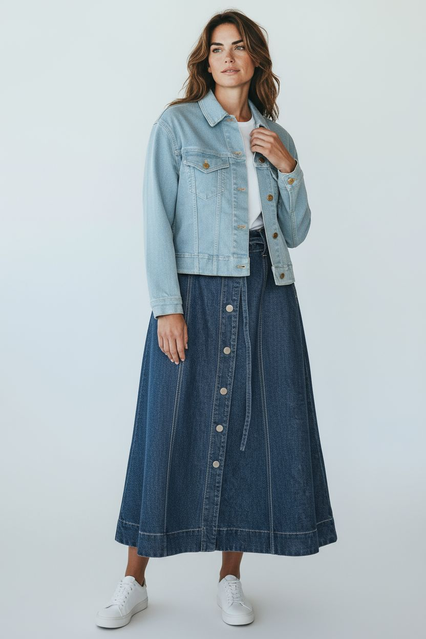 Veste en jeans claire Circle Of Trust 