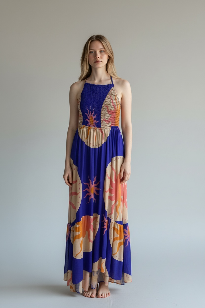 Robe Maaji Bleue soleil
