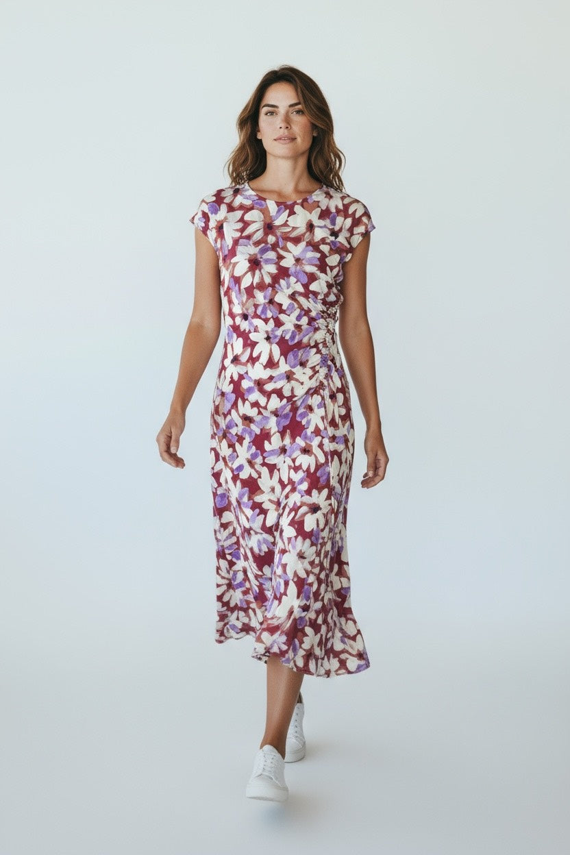 Robe Rails longue fleuri 